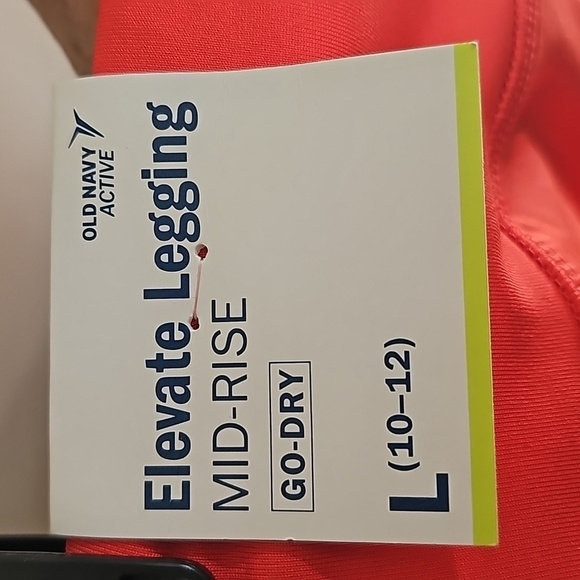 NWT Old Navy Go-Dry Girl's Mid-Rise Leggings Size L (10-12) - Picture 2 of 7